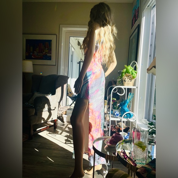 ARITZIA TALULA Halter Maxi Mini Dress. Perfect for a summer soirée! 🥂💕 - Picture 2 of 4